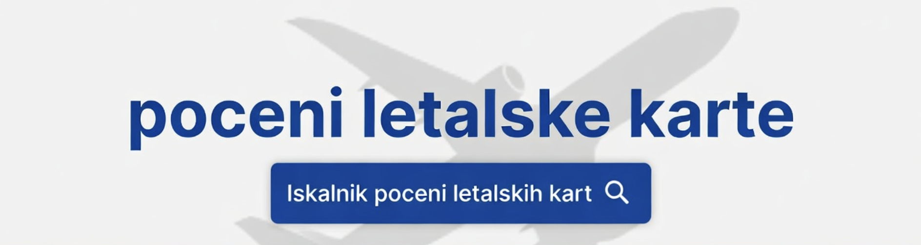 PoceNiLetalske – poceni letalske karte